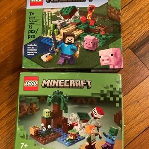 Bundle of 2 Minecraft Lego sets